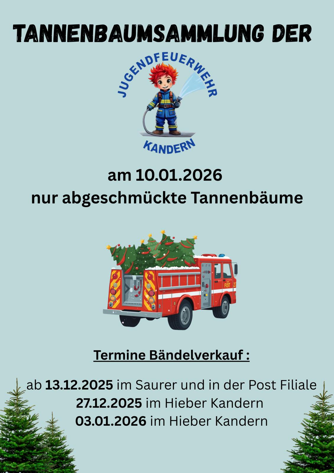 2026 Tannenbaumsammlung